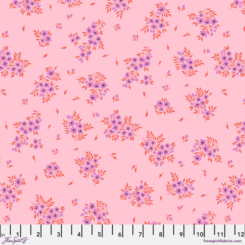 Tula Pink - Full Moon Forest 2 - Family Tree - Honey
